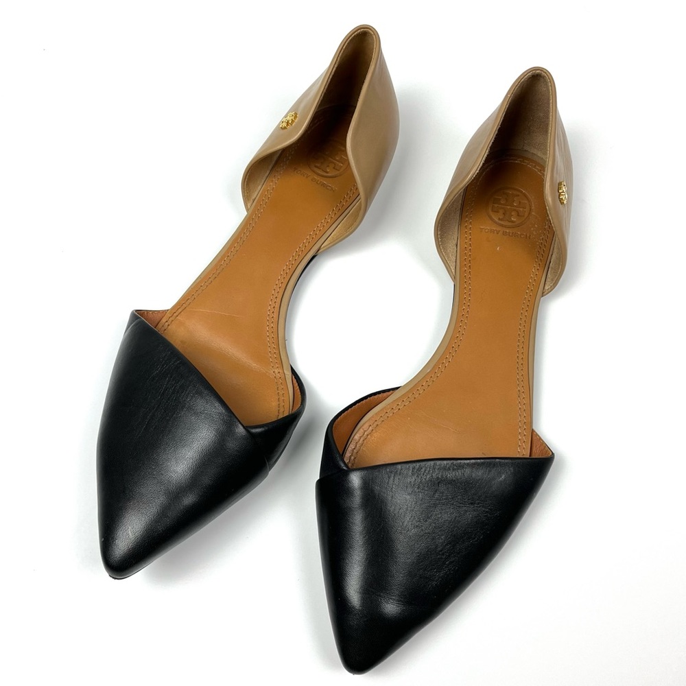 Tory Burch Viv Two Toned D’orsey Flats